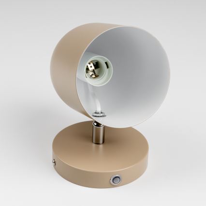 Brilagi - Faretto da parete GALLION 1xE27/15W/230V beige