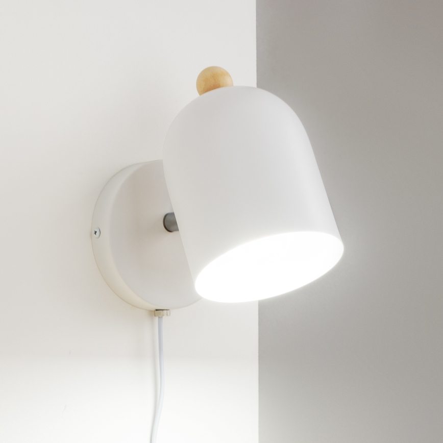 Brilagi - Faretto da parete GALLION 1xE27/15W/230V bianco