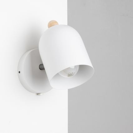 Brilagi - Faretto da parete GALLION 1xE27/15W/230V bianco
