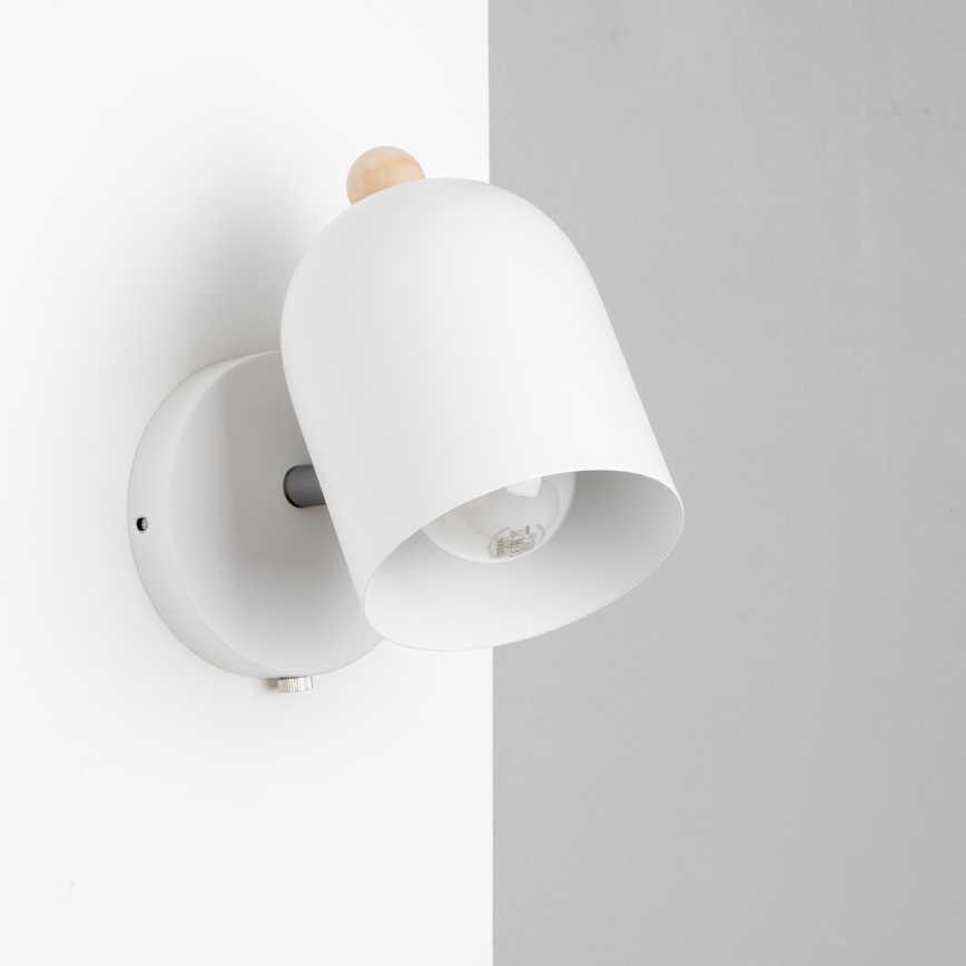 Brilagi - Faretto da parete GALLION 1xE27/15W/230V bianco
