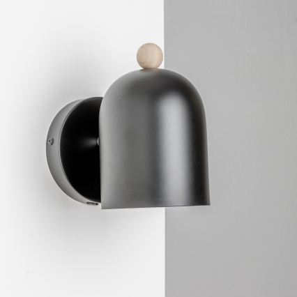 Brilagi - Faretto da parete GALLION 1xE27/15W/230V nero