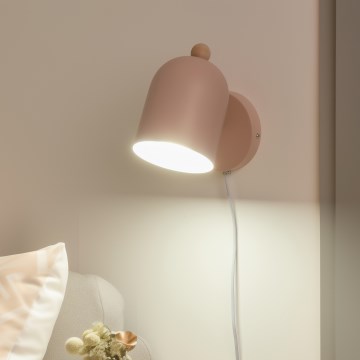 Brilagi - Faretto da parete GALLION 1xE27/15W/230V rosa