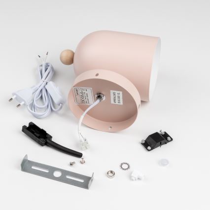 Brilagi - Faretto da parete GALLION 1xE27/15W/230V rosa
