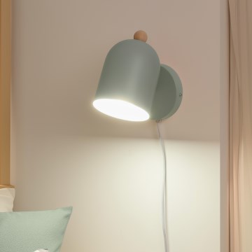 Brilagi - Faretto da parete GALLION 1xE27/15W/230V verde