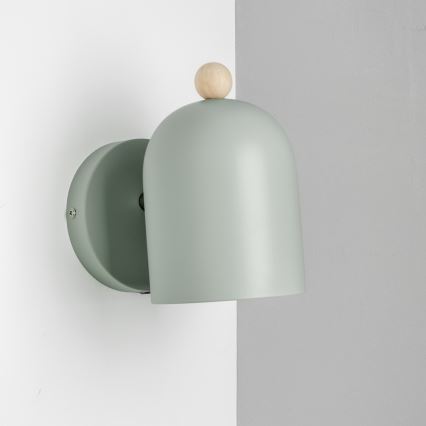 Brilagi - Faretto da parete GALLION 1xE27/15W/230V verde