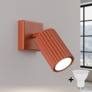 BRILAGI - Faretto da parete LED CRESTO 1xGU10/10W/230V arancione