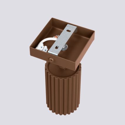 Brilagi - Faretto da parete LED CRESTO 1xGU10/10W/230V marrone