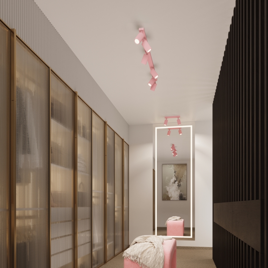 Brilagi - faretto da parete LED CRESTO 1xGU10/10W/230V rosa