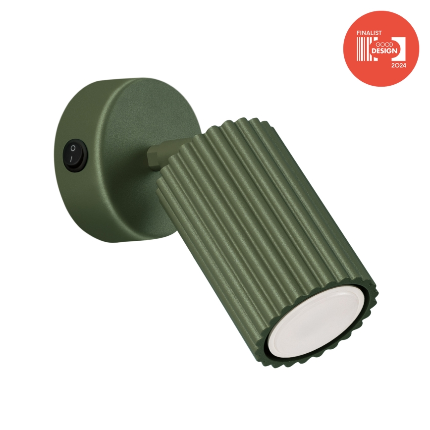 Brilagi - Faretto da parete LED CRESTO 1xGU10/10W/230V verde