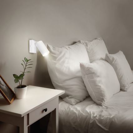 Brilagi - Faretto da parete LED RGBW dimmerabile SELE 1xGU10/4,8W/230V 3000K bianco + telecomando