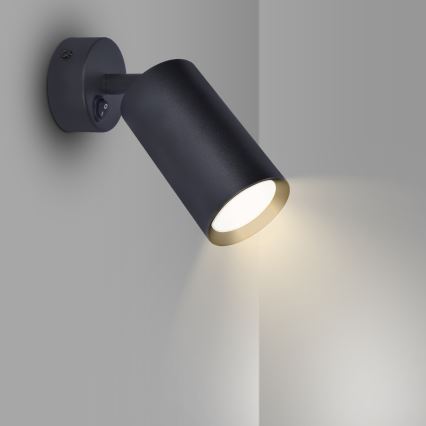 Brilagi - LED RGBW dimmerabile spot da parete SELE 1xGU10/4,8W/230V 3000K nero + telecomando