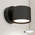 Brilagi - Faretto da parete LED RGB+CCT dimmerabile STRIPY 1xGX53/14W/230V 2700-6500K Wi-Fi Tuya nero