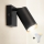 Brilagi - Faretto da parete LED RGBW dimmerabile SELE 1xGU10/4,8W/230V 3000K nero/oro + telecomando