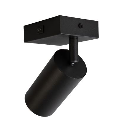 Brilagi - Lampada a faretto da parete con interruttore SELE 1xGU10/30W/230V nero/oro