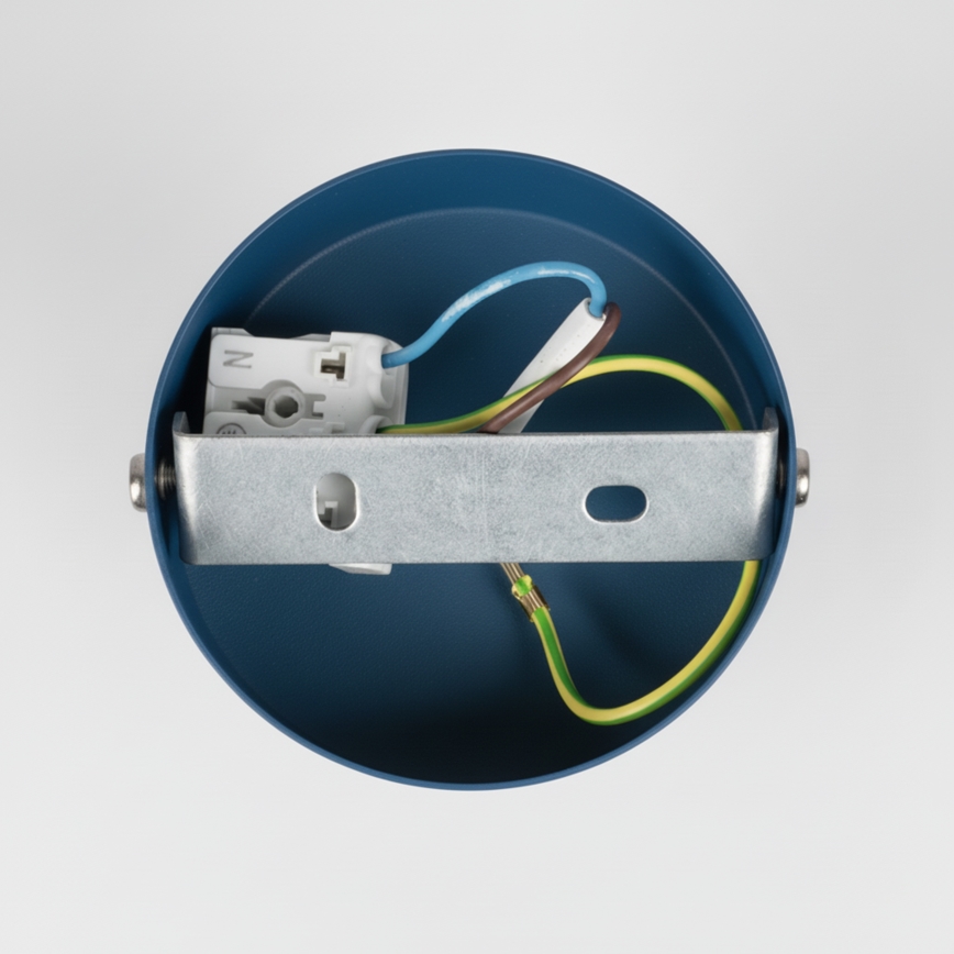 Brilagi - Faretto da parete POKER 1xGU10/25W/230V blu/oro