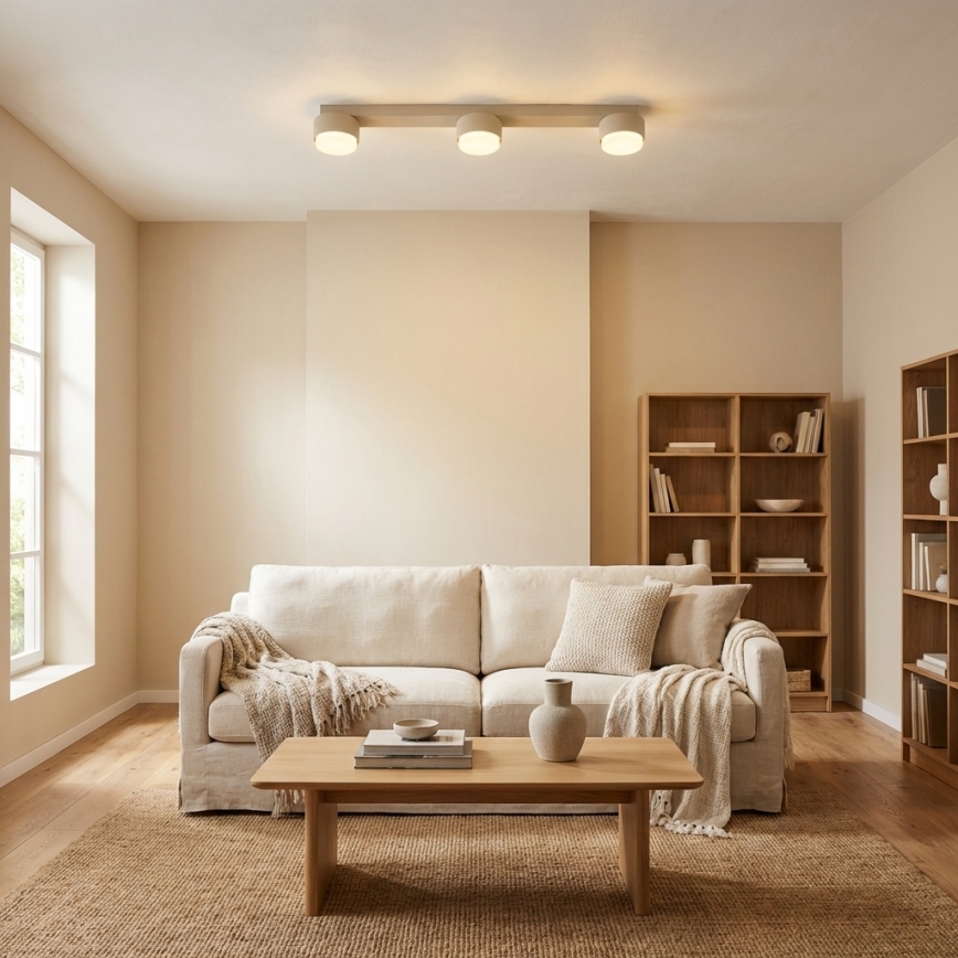 Brilagi - Faretto da soffitto 3xGX53/12W/230V beige