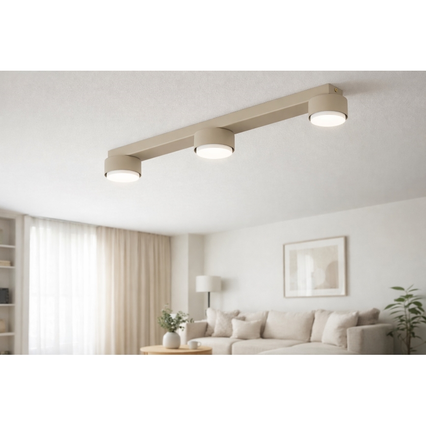 Brilagi - Faretto da soffitto 3xGX53/12W/230V beige