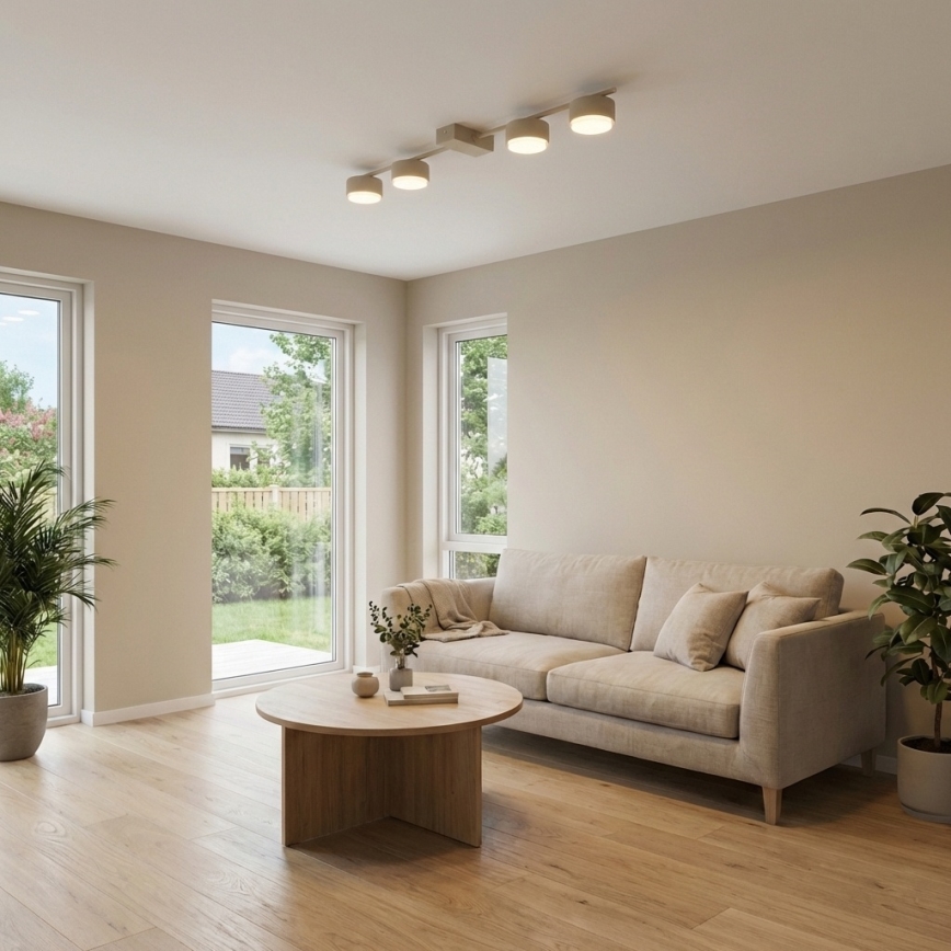 Brilagi - Faretto da soffitto 4xGX53/12W/230V beige