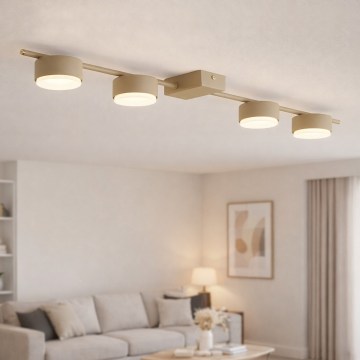 Brilagi - Faretto da soffitto MONO 4xGX53/12W/230V beige
