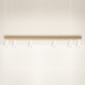 Brilagi - Faretto da soffitto SELE 6xGU10/30W/230V bianco/decor rovere