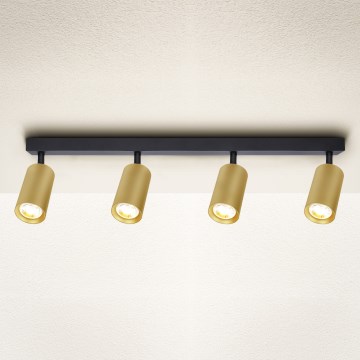 Brilagi - Faretto dimmerabile a LED RGBW SELE GOLDEN 4xGU10/6,5W/230V 2700-6500K nero/oro