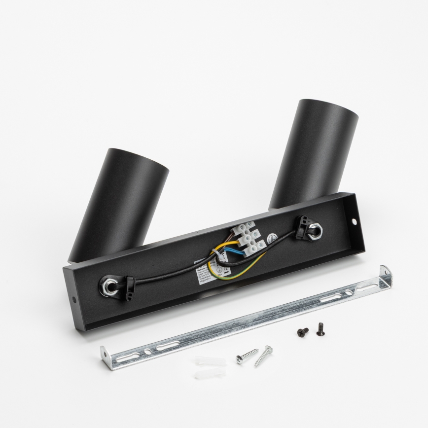 Brilagi - Faretto LED RGBW dimmerabile SELE 2xGU10/6W/230V 3000K nero/oro + telecomando