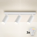 Brilagi - Faretto dimmerabile LED RGBW SELE MODERN 3xGU10/6W/230V 3000K bianco + telecomando