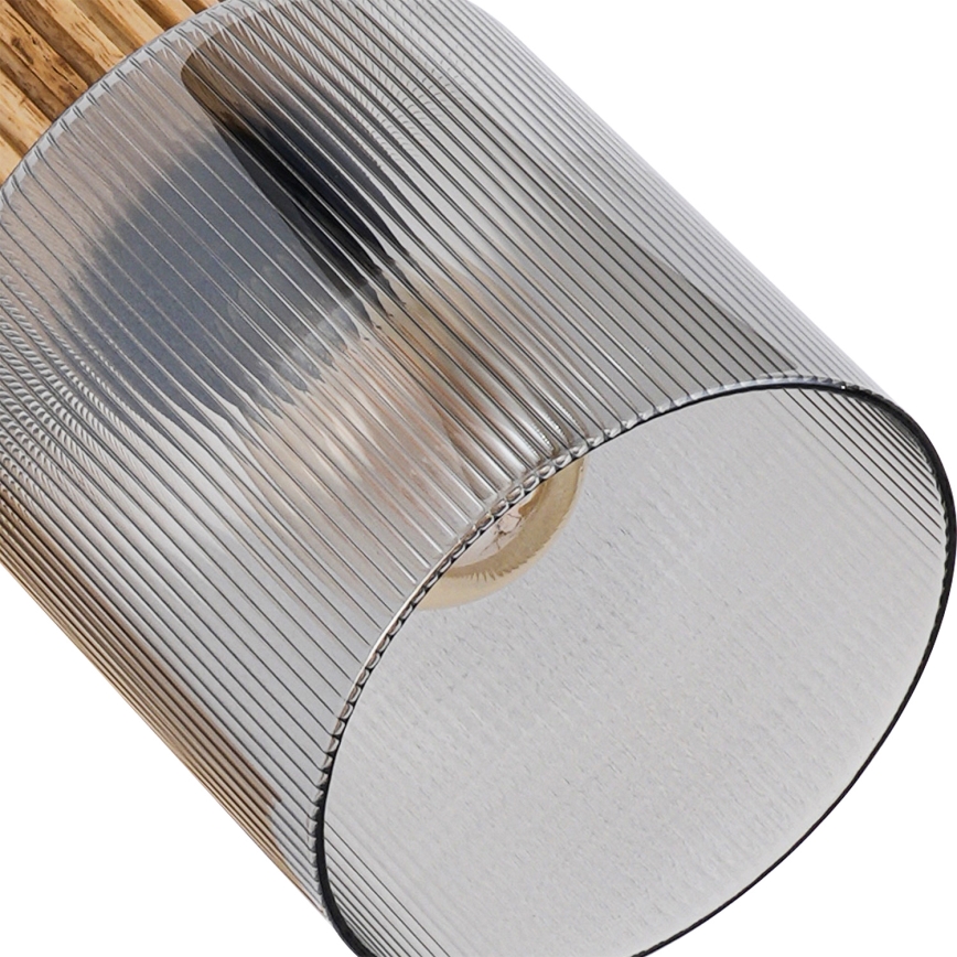 Brilagi - Faretto HYGGE 2xE14/15W/230V legno/fumé