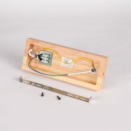 Brilagi - Faretto HYGGE 2xE14/15W/230V legno/fumé