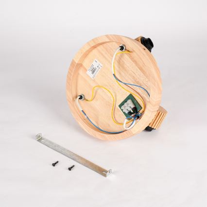 Brilagi - Faretto HYGGE 3xE14/15W/230V legno di gomma/fumé