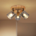 BRILAGI - Faretto HYGGE 3xE14/15W/230V legno/fumé
