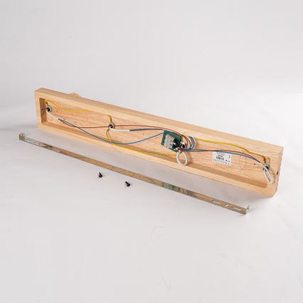 Brilagi - Faretto HYGGE 4xE14/15W/230V legno di caucciù/fumé