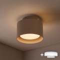 BRILAGI - Faretto LED BACKLIT 1xGX53/15W/230V + LED/3W Ø 10 cm beige