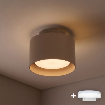 BRILAGI - Faretto LED BACKLIT 1xGX53/15W/230V + LED/3W Ø 10 cm beige