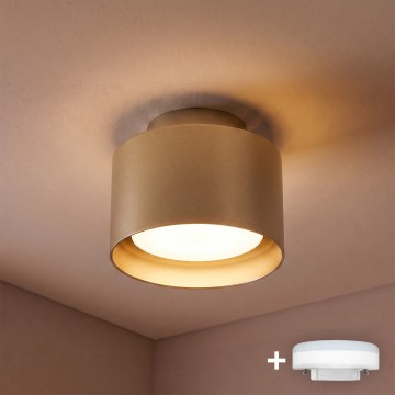 BRILAGI - Faretto LED BACKLIT 1xGX53/15W/230V + LED/3W Ø 10 cm dorato