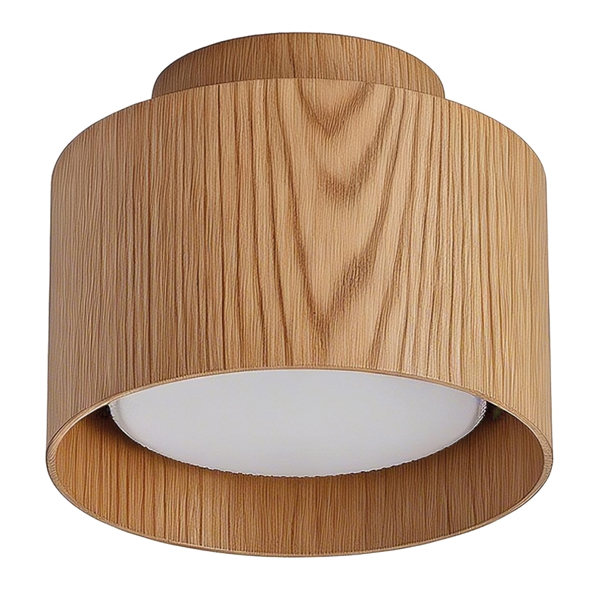 BRILAGI - Faretto LED BACKLIT 1xGX53/15W/230V + LED/3W Ø 10 cm finitura rovere