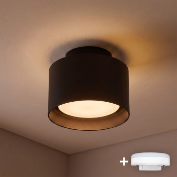 BRILAGI - Faretto LED BACKLIT 1xGX53/15W/230V + LED/3W Ø 10 cm nero