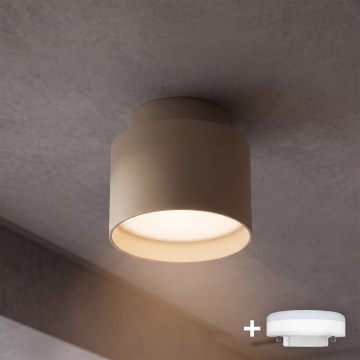 BRILAGI - Faretto LED BACKLIT 1xGX53/15W/230V + LED/3W Ø 8 cm beige