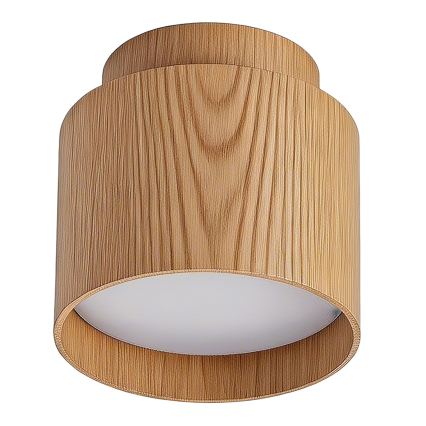 BRILAGI - Faretto LED BACKLIT 1xGX53/15W/230V + LED/3W Ø 8 cm finitura rovere