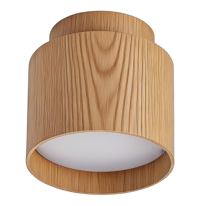 BRILAGI - Faretto LED BACKLIT 1xGX53/15W/230V + LED/3W Ø 8 cm finitura rovere