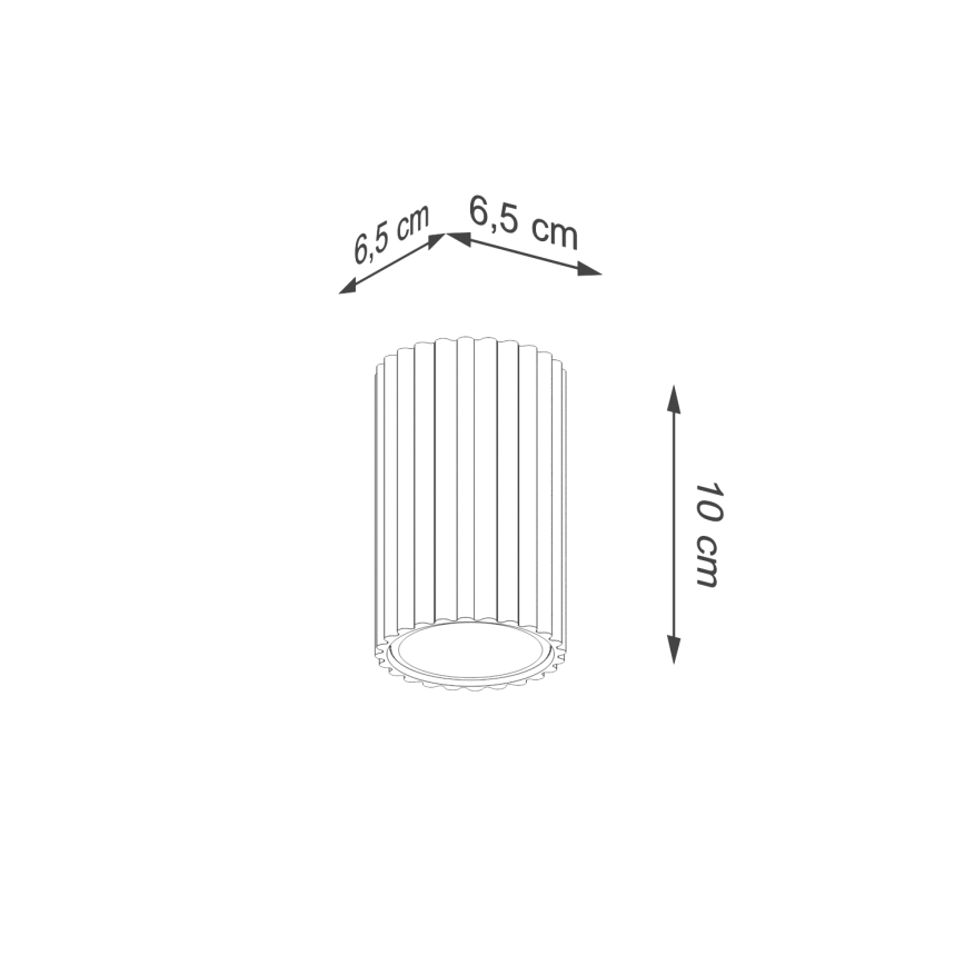 Brilagi - Faretto LED CRESTO 1x GU10/10W/230V, 10 cm, dorato