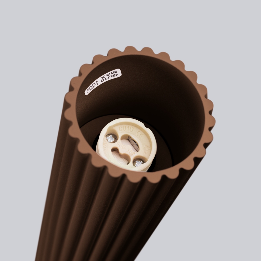 Brilagi - Faretto LED CRESTO 1xGU10/10W/230V 10 cm marrone