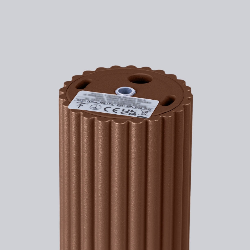 Brilagi - Faretto LED CRESTO 1xGU10/10W/230V 10 cm marrone