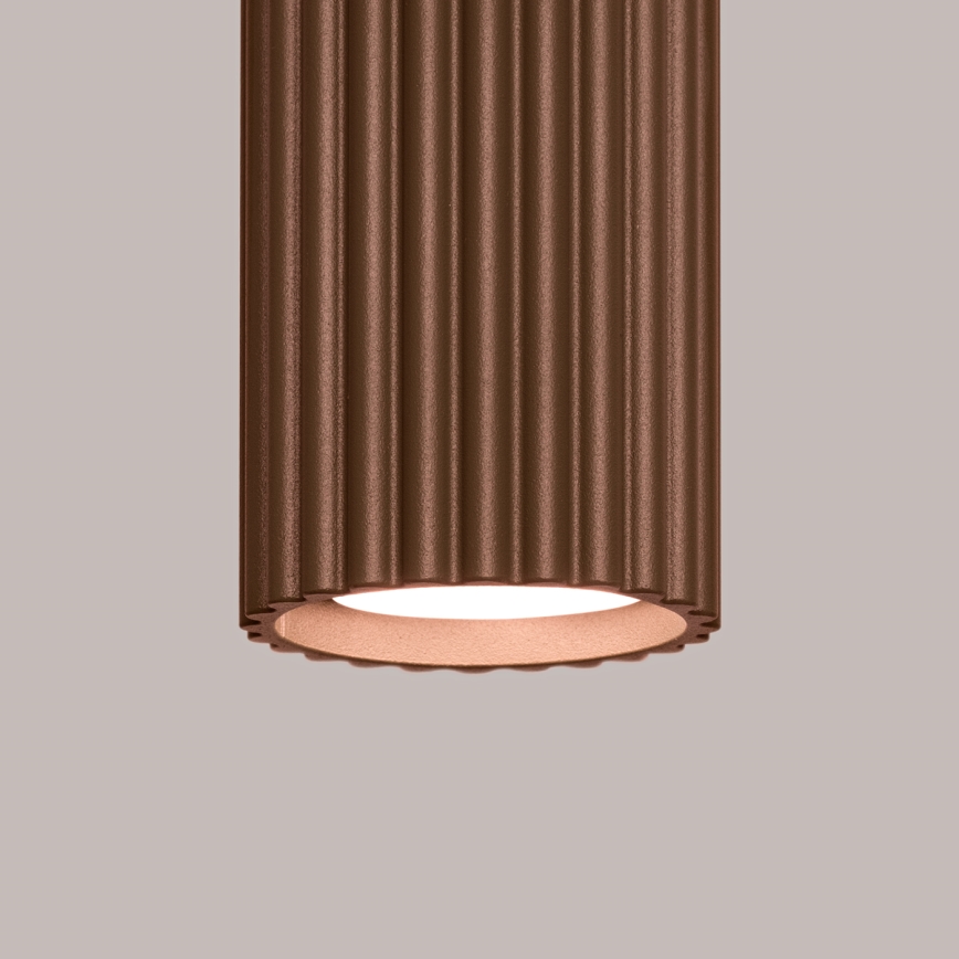 Brilagi - Faretto LED CRESTO 1xGU10/10W/230V 10 cm marrone