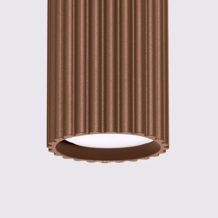 Brilagi - Faretto LED CRESTO 1xGU10/10W/230V 10 cm marrone