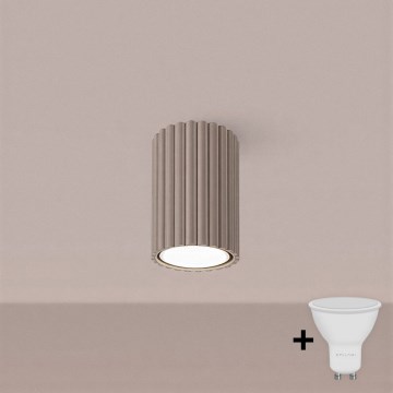 Brilagi - Faretto LED CRESTO 1xGU10/10W/230V 10 cm taupe