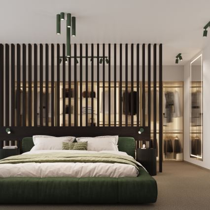 Brilagi - Faretto LED CRESTO 1xGU10/10W/230V 10 cm verde