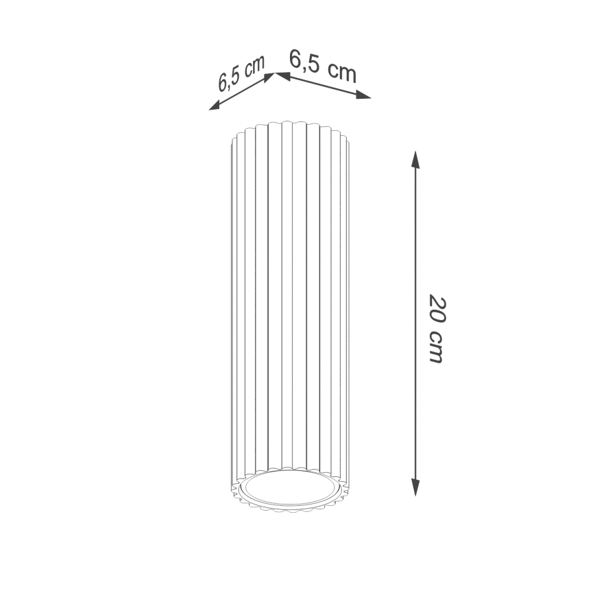 BRILAGI - Faretto LED CRESTO 1xGU10/10W/230V 20 cm arancione