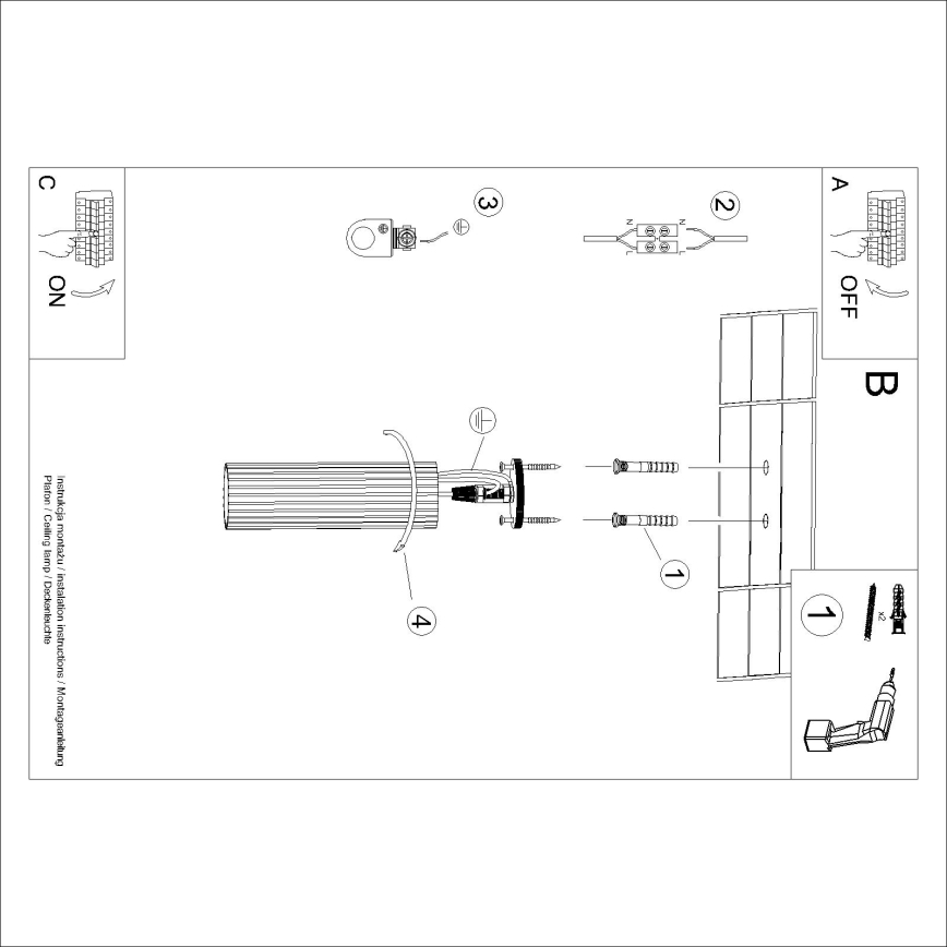 Brilagi - Faretto LED CRESTO 1xGU10/10W/230V 20 cm bianco