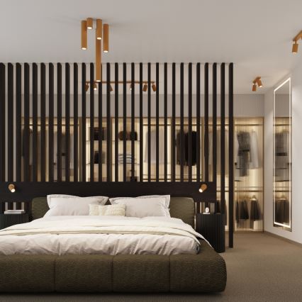 Brilagi - Faretto LED CRESTO 1xGU10/10W/230V 20 cm oro